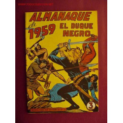 EL DUQUE NEGRO (MAGA). ALMANAQUE 1959 (facsimil)